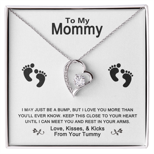 Personalized Wife Necklace Gift - Personalised Baby Bump - To My Mum/Mummy Gift - Mother's day Gift - Gift For Mom