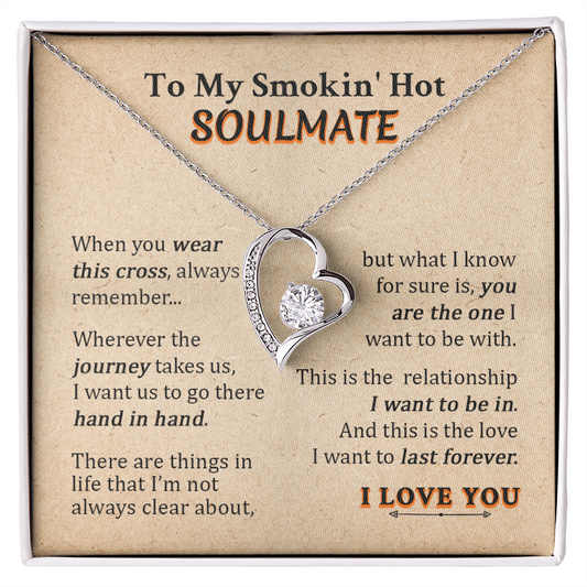 Gift For Your Soulmate - Hand In Hand - Love Knot - To My Smokin' Hot Soulmate - Gift For My Wife, Romantic Wife Gift -  Wife Birthday Surprise - wife gift from  future husband - Anniversary Gift For Wife