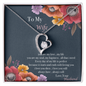 To My Wife - Necklace Gift Set  - To My Wife Necklace Anniversary Gift For Wife - Gift For Wife- To My Queen - Birthday Gift For Wife - To My Wife Necklace With Message Card