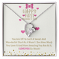 Happy First Mother's Day! I Love You So Much! - To Wife Necklace - Gift for Wife - Mother's Day Gift - wife gift from  future husband - Anniversary Gift For Wife - Gifts For Her - Birthday Gifts For Wife - Best mother Gift for her