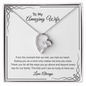 To My Amazing Wife Love Always - to My Wife Necklace - Valentines Day Gifts for Wife - Necklace With Love Message for Wife - Gift for Her - Personalizes Jewelry - Handmade Jewelary for Wife