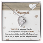 Mother's Day Bonus Mom Necklace Gifts for Women Birthday Gifts for Mom From Daughter Son Best Mom Forever Love Necklace With Cards Gifts for Step Mom Mother in Law