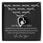Mom Cute Memorable Mother's Day Gift - We Love You - Gift For My Wife - Romantic Wife Gift - Wife Birthday Surprise - To my Wife Necklace - Necklace with love message for wife