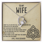 Necklace for Your Wife - an Eternal Love - Love Your Husband - to My Wife Necklace From Husband, to My Soulmate Necklace for Women - Soulmate Necklace for Women - Custom Necklace for Wife