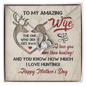 To My Amazing Wife Necklace I Love You - Happy Mother's Day Necklace - Best Gift for Her - Coustom Necklace for Wife - the One Who Did'nt Get Away! - Love From Husband More Than Hunting