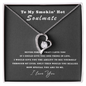 My Soulmate, I Love You - Necklace - to My Wife Necklace From Husband - to My Soulmate Necklace for Women - Valentine's Day Gift - Gift for Her Him - Anniversary Gift