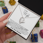 Perfect Gift for Wife - Diamond Heart Necklace - to My Wife Necklace With Message Card -  Anniversary Gift for Wife - Friendship Necklaces -  Customize Couple Necklace - Couple Necklace Set