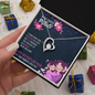 To The Luckiest Mother Gifts, Mother's Day Mom Necklace Gifts for Women Birthday Gifts for Mom From Daughter Son Best Mom Forever Love Necklace With Cards Gifts for Step Mom Mother in Law