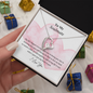 To My Soulmate - I Love You Necklace - To My Wife Necklace From Husband - Wife Birthday Surprise- Golden colour Neckless for Beloved wife - Best Birthday Gift for her