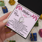 To My Mom Forever Love Necklace Mother Jewelry Gift From Daughter Mother's Day Gift, Mother's Day Kids, Message Card, To My Mom Necklace, Mom Gift For Birthday, Necklace Women, Necklace Women, Mom Necklace Card, Gift Idea For Mom, Mother 's Gift