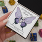 To My Daughter Meaningful Message Card Jewelry Gift for Daughter's Birthday 2026 or Graduation, Thoughtful for Her from Mom, Elegant Necklaces with Sentimental Message