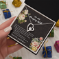 To My Wife Necklace With Message Card - to My Amazing Wife Necklace - Gift for Wife - You've Had My Heart - Love Knot - Love From That Moment We Meat - Necklace for Girlfriend - Husband Gift for Wife