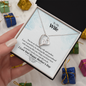 To My Wife, Your An Amazing Wife And Mother Never-Ending Love Necklace - To My Wife Necklace - Husband Gift For Wife - My Future Wife -  Engagement Gift - Gift For Women- Birthday Gift