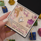 Dear Wife Happy anniversary - Love Your Husband Necklace, Best wish for wife, Cute Neckless for Wife, Diamond Neckless, Couple Necklace Set, Gold Woman Name Jewelry, Personalized Anniversary Gift for Wife