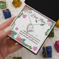 Dear Mom I Love You So Much Necklace, Mother Gifts, Appreciation Mom Jewelry Necklace with Sentimental Message Card Present (To My Loving Mom, Forever Love Necklace)