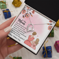 To My Mom Happy Mothers Day Gift Ideas, Mothers Day Gifts For Mom From Daughter Mother Necklace For Women New Mom Gifts Birthday Christmas Gifts With Heartfelt Message & Lighted Box, Just Like Your Daughter Present