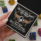 I Love You More Than Hunting - To My Trophy Wife - Best Gift for wife - Anniversary Gift For Wife from Husband - Romantic Neckless for wife - Romantic message for soulmate - To My Wife Necklace With Message Card