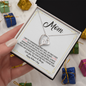 Mom Necklace with Forever Love Necklace from Daughter Son Mother Necklaces Jewelry Birthday Gifts for Mom, Mother's Day Gift for Mom from Son, Unique Moms Birthday Gift Ideas