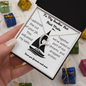 To My Smokin' Hot First Mate - Admired Your Jib Forever Love Necklace - To My Wife Necklace From Husband - To My Queen - To My Wife Necklace Anniversary Gift For Wife