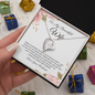To My Wife Necklace With Message Card - Wife Birthday Gift - Anniversary Gift For Wife from Husband - Gift for wife from Husband - Wife Gift - Romantic Message for wife