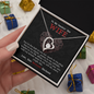 To My Smokin' Hot Wife - Gift For Wife - You Are Engine To My Life - Love Knot - To My Queen - To My Wife Necklace Anniversary Gift For Wife - To My Wife Necklace Birthday Gift