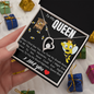 To My Queen - Forever Love Necklace - To My Queen bee - To My Wife Necklace Anniversary Gift For Wife - Birthday Gift For Wife - Gift For Wife - Necklace For Wife - I  love you