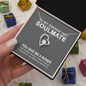 To My Smokin' Hot Soulmate - You Give Me A Boner - To My Wife Necklace With Message Card - Anniversary Gift For Wife - To My Beautiful Wife Necklace Boxed Jewellery - Personalised Card Gift for Wife from Husband Lover - Dirty Talk message Card