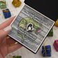 The One Who Didn't Get Away! Happy Birthday Bass - to My Soulmate Necklace for Women - to My Wife Necklace With Message Card - Gift for Wife - Birthday Gift for Wife -