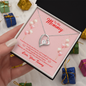To My Mommy Love Your Tommy Necklace, Mom To Be Gift - Pregnancy Gifts for Expecting New Mom to Be, Forever Love Necklace Cute Gifts for Women Mommy New Mother First Time Mom Maternity Presents Mothers Day Christmas Jewellery Ideas