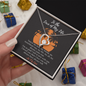 To The Love of My Life - Love-Knot - All My Love - To My Beautiful Wife Necklace Boxed Jewellery - Personalised Card Gift for Wife from Husband Lover - Romantic message for wife - Gift for Girlfriend