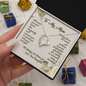 To My Loving Mom Necklace I Love You Mom Forever Love Necklace Gifts From Daughter Mom's Birthday Gift Mother's Day Gift Jewelry with Message Card and Gift Box, Appreciation Mom Jewelry Necklace with Sentimental Message Card Present