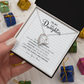 Daughter Necklace from Mom Mommy Mother Valentines Birthday Gifts for Kids Girls Teen Tween Jewelry, Meaningful Message Card Jewelry Box, Gift for Daughter's Birthday Graduation 2026