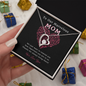 To Our Marvelous Mom Necklace, Mothers Day Gifts For Mom From Son Daughter Mom Necklace For Women New Mom Gifts Birthday Christmas Gifts With Heartfelt Message & Lighted Box