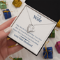 The Perfect Gift for Your Wife Necklace - Love Your Husband - Couple Necklace Set - Friendship Necklace - to My Wife Necklace - Valentines Day Gifts for Wife - Necklace for Wife From Husband