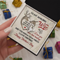 To My Amazing Wife Necklace I Love You - Happy Mother's Day Necklace - Best Gift for Her - Coustom Necklace for Wife - the One Who Did'nt Get Away! - Love From Husband More Than Hunting