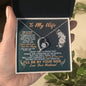 To My Wife I'll Be By Your Side Love Your Husband - To My Wife Necklace From Husband - To My Soulmate Necklace For Women - Wife Birthday Gift - Anniversary Gift For Wife from Husband