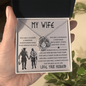 Shieldmaiden Necklace for Your Wife - to My Wife Necklace With Message Card - Anniversary Gift for Wife - Warrior Woman Necklace Gift - Best Gift for Her - a Supportive Woman Gift Nacklace