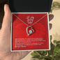 To My Lovely Wife - Forever Love Necklace - Love Your Husband - To My Wife Necklace From Husband - To My Soulmate Necklace For Women - Necklace For Wife From Husband