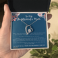 To My Boyfriends Mom Necklace, Mothers Day Gifts For Boyfriends Mom From Girlfriend, Personalized Gifts For Mother In Law, Mother's Day Necklace, Best Birthday Present To My Boyfriend Mom Christmas