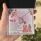 To My Mom Happy Mothers Day Gift Ideas, Mothers Day Gifts For Mom From Daughter Mother Necklace For Women New Mom Gifts Birthday Christmas Gifts With Heartfelt Message & Lighted Box, Just Like Your Daughter Present