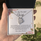 To My Wife Necklace With Message Card - Wife Birthday Gift - Anniversary Gift For Wife from Husband - Gift for wife from Husband - Wife Gift - Romantic Message for wife