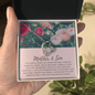 Mother and Son Necklaces for Women, Meaningful Gift to Mom from Son I Love You Necklace, Sentimental Mother's Day Gift for Mom from Son, Unique Moms Birthday Gift Ideas, Mom Necklace, Mother Necklace, Jewelry for Mom, Mother's Day Gift, Gifts for Women