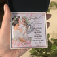To My Daughter Forever Love Necklace, Birthday Christmas Gift for Daughter, meaningful Jewelry From Mom Parents