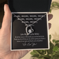 Mom Cute Memorable Mother's Day Gift - We Love You - Gift For My Wife - Romantic Wife Gift - Wife Birthday Surprise - To my Wife Necklace - Necklace with love message for wife