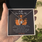 To The Love of My Life - Love-Knot - All My Love - To My Beautiful Wife Necklace Boxed Jewellery - Personalised Card Gift for Wife from Husband Lover - Romantic message for wife - Gift for Girlfriend