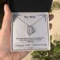 My Wife Every Minute 40th Anniversary Peas Pod Necklace - Anniversary Gift For Wife from Husband, Wife Gift, Wife Necklace - Couple Necklace Set - Customize Couple Necklace