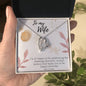 To My Wife Necklace - Gift for Wife Birthday - Happy Birthday My Love - Gift from Hubby - Gift for Spouse - Necklace Gift for newly married couple