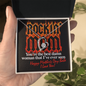 Rockin' Mom You're The Best Damn Woman That I've Ever Seen - Happy Mother's Day - Couple Necklace Set - Friendship Necklaces - Customize Couple Necklace - To My Wife Necklace From Husband - Personalized Wife Necklace Gift