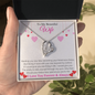 To My Beautiful Wife Forever Love Necklace Gifts