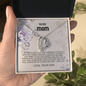 To My Mom Necklace Gifts Meaningful Gift to Mom from Son, Sentimental Mother's Day Gift for Mom from Son, Unique Moms Birthday Gift Ideas, Mom's Birthday Gift Happy Mother's Day Gift 2025 Jewelry with Message Card and Gift Box